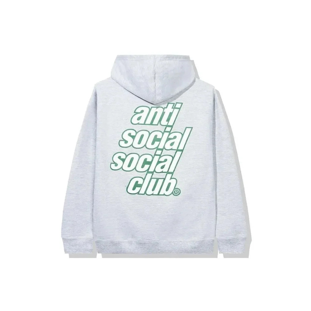 Anti Social Social Club Strawberry Slush Hoodie Pullover Size M Gray Green NWT